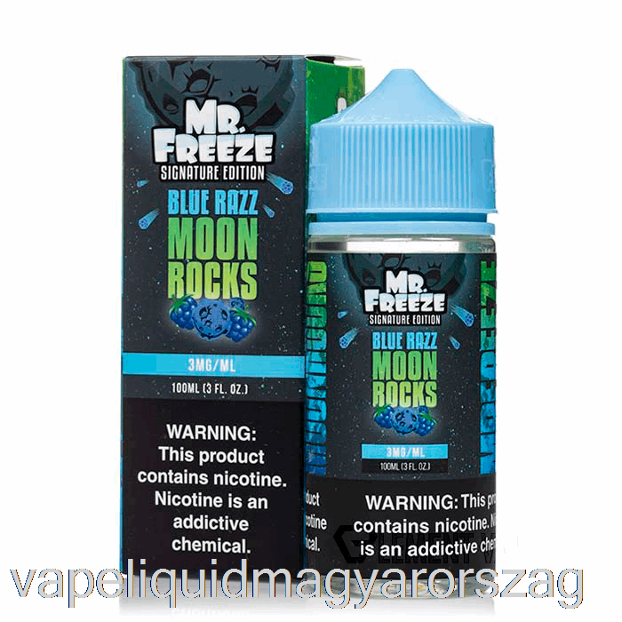 Moonrocks - Blue Razz - Mr Freeze - 100ml 0mg Vape Toll